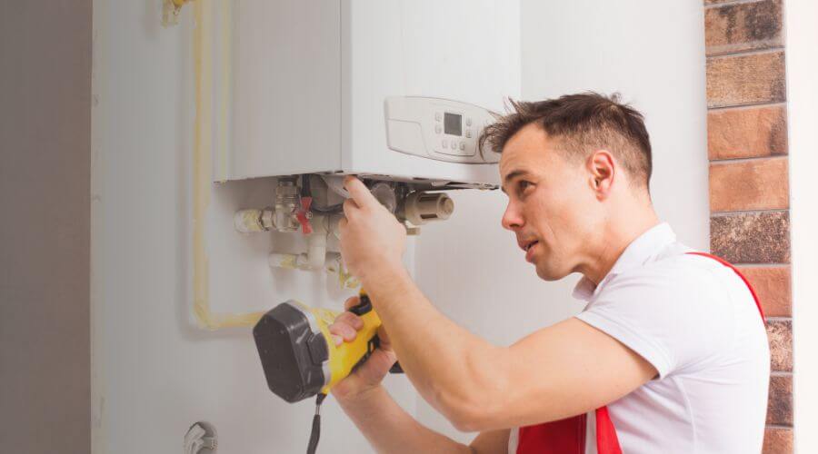 Local tankless water heater installation in Busby, MT